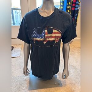 Mens DC Comics Batman United States Edition America Tshirt Sz M Medium Black